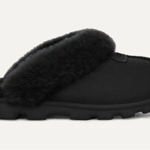 UGG Coquette Cozy Black Women's Slippers NWT Size 11